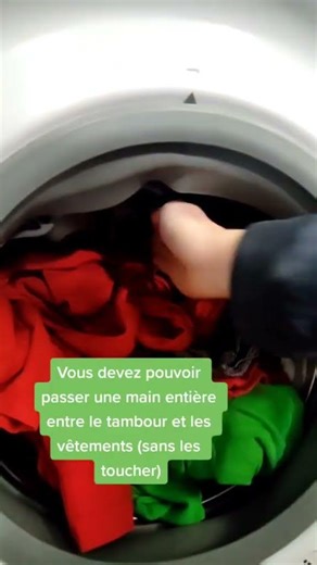 Comment être sûr de ne pas surcharger sa machine à laver ? 👗