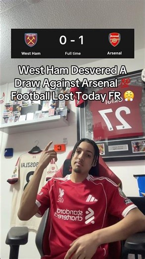 West Ham Deserved To Draw Against Arsenal Today 💯 #fyp #liverpool #arsenal #westham #camedp #epl