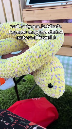 Crochet Plushie Snake Vendor Showcase