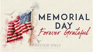 Memorial Day - Title Graphics