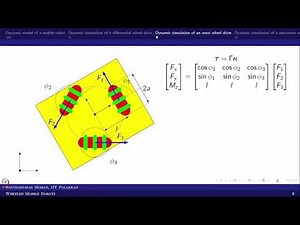 mod03lec17 - Dynamic Simulation of Selected Wheeled Mobile Robots