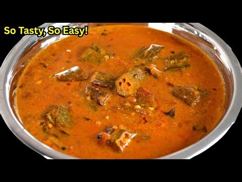 Village-Style Vendakkai Kara Kulambu | Kulambu Recipe | Perfect for Hot Rice | Puli kulambu