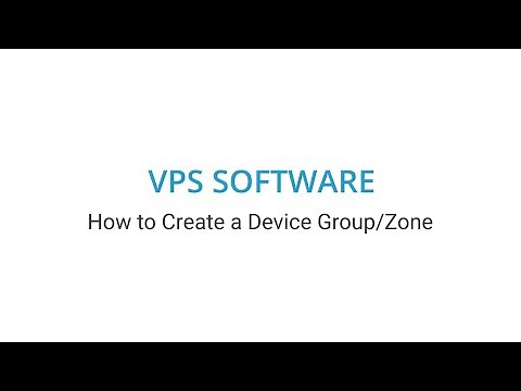 Visiplex - How to Create a Device Group/Zone