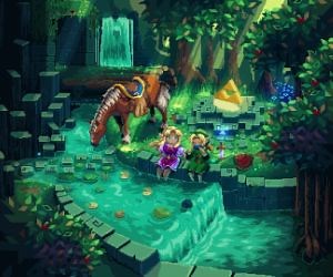 Zelda Waterfall Stream Live Wallpaper