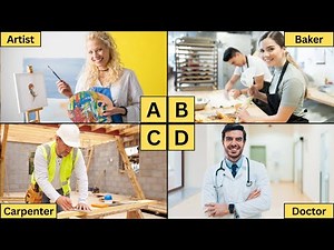 ABC Professions | Learn A-Z Professions for kids