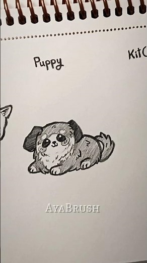 How to draw baby animals tutorial ✏️ #drawing #tutorial #sketch #cute #howtodraw #babyanimals #fypシ