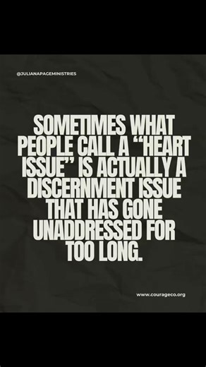 What if It’s A Discernment Issue?