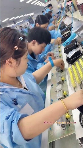 Inside a High-Speed Electronics Factory Assembly Process
