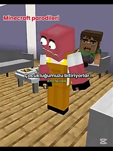 Bitti🥀 ‪@MinecraftParodileri‬ #aref #minecraft #ytdayibenionecikarnolur #minecraftparodileri #edit