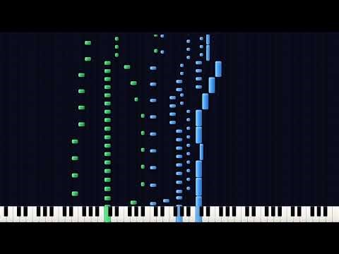 Piano Tutorial - Étude No. 1 in A♭ Major, Op. 25 "Aeolian Harp" (Synthesia)