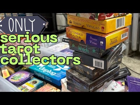 How to organize a large tarot collection over 100 decks... chaos to structure tips help TIMESTAMPED