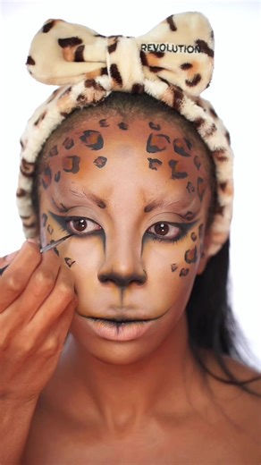 Leopard Print Makeup Tutorial for Halloween