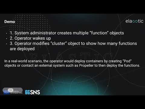 [ELASTIC Demo Series] Wasm-operator – Efficient Kubernetes Orchestration with WebAssembly