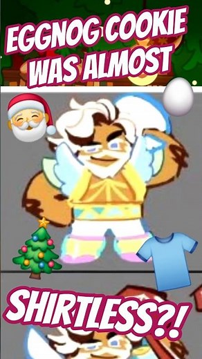 Eggnog Cookie's Costume Was ALMOST Very Different! #Shorts #CookieRun #CookieRunOvenBreak #CROB