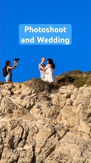 Engagement Photoshoot and Wedding at Leo Carrillo State Beach