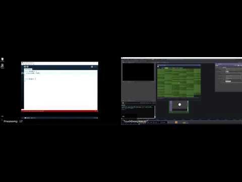 Processing vs TouchDesigner: moving circle