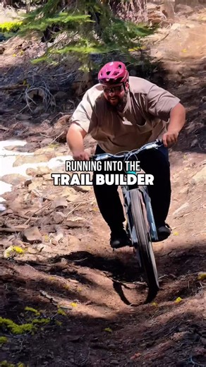 Nrml Mtber on Instagram: "Running Into The Local MTB Trail Builder Be Like… #mtb #comedy #mtb4life #ebike #downhill #nodignoride"