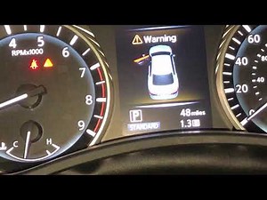Infiniti Q50 - How to reset the trip meter