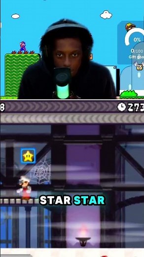 I GOT THE GOLD STAR #mario #dashiegames #nintendo #games #trending