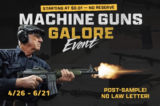 GunBroker Launches Rare "No Law Letter” Post-Sample Machine Gun Auction Series Featuring Collection of Retiring SOT Mike Dewitt