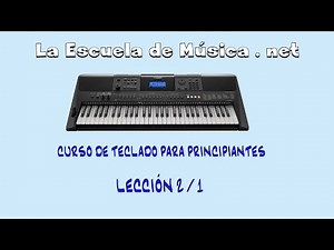 Curso de piano , lección 2-1 , ejercicio con las dos manos al mismo tiempo - Yamaha PSR-E453
