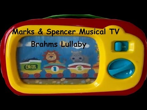 Marks & Spencer 1 to 6 Circus Fun Musical TV Television Toy - Brahms Lullaby Music
