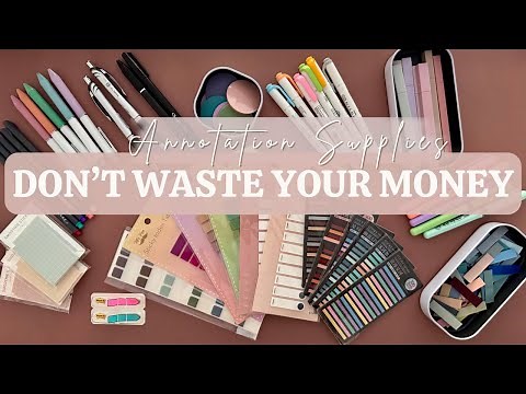 Book Annotation Supplies: Dos and Don'ts