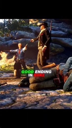 Good ending in Rdr2 💥 edit #shortsfeed #trending #reddeadredemption2 #rdr2 #arthurmorgan #pcgame