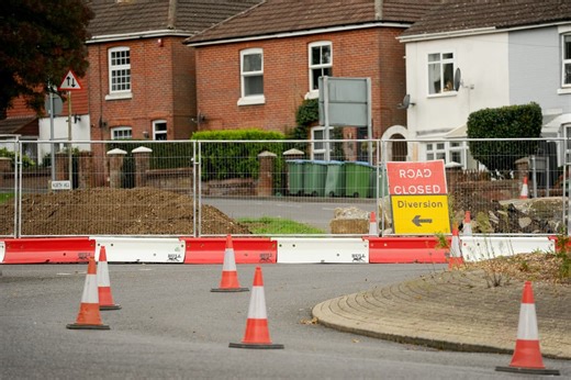 Drivers negotiate diversions with busy road closed for 10 months for new layout