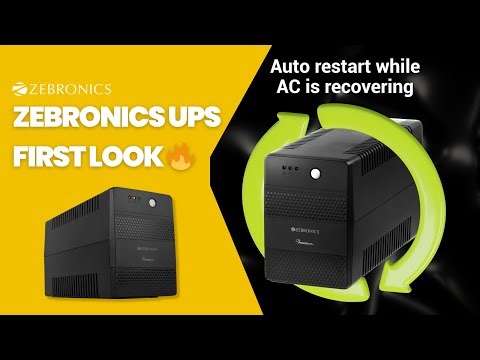 Zebronics ZEB-1205 UPS Unboxing & First Look ⚡ | Budget Power Backup for PC