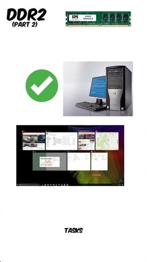 Types of RAM Memory - Part 2 (DDR2) #shorts