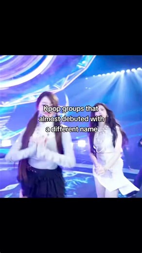 K-Pop groups who debuted with almost different names. ( credit : iheart.sarang on TikTok ) #IVE #아이브