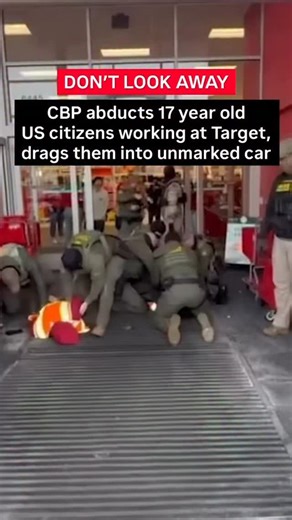 This is barbaric. In Minneapolis, MN, 17 year-old Target employee Jonathan Aguilar Garcia, a U.S. citizen, was taken by CBP while on the job because they assumed he was an immigrant. He was later dumped at a nearby Walmart parking lot crying and bleeding when they realized he really was a citizen. | Rep. Jimmy Gomez