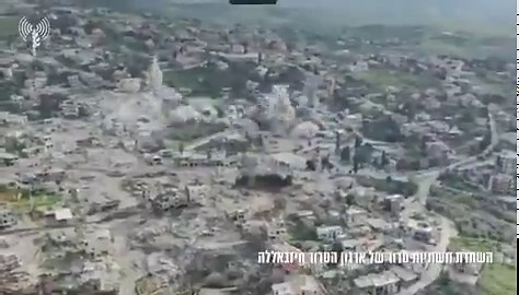 BREAKING:Israel is wiping out entire civilian homes in the village of Taybeh in South Lebanon — a village that stood for over 7,000 years.Not a battlefield.Not a military base.Homes.An ancient village erased in real time.