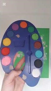 “Come pitturare un albero con il broccoli! 🥦🌳 #Watercolor #ArteFacile”