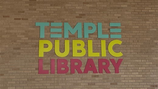 Temple Public Library cutting the ribbon on new Exploration Station bookmobile