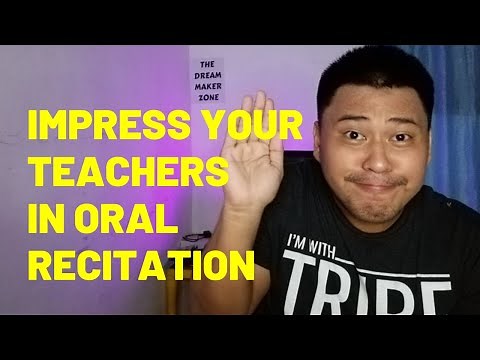 Impress Your Teacher in Oral Recitation | 3 Tips to Improve Recitation and Public Speaking Skills 🇵🇭