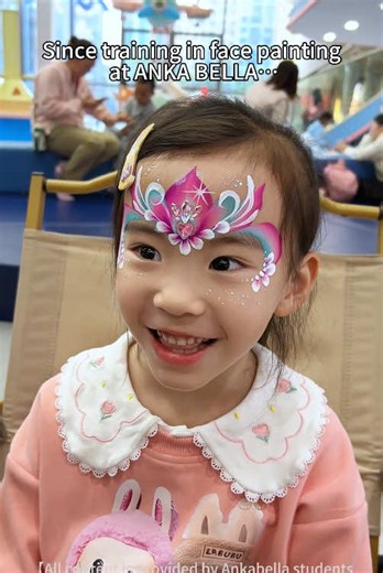 Transforming a Little One into a Princess with Face Painting