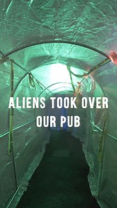 Step inside the site of an alien invasion 👀 Our pub @beavertowncornerpin got an out-of-this-world make-over for Halloween on Friday, take a look for yourself! | Beavertown Brewery