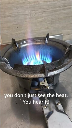 The Sound of 100,000 BTU Wok Burner 🔥