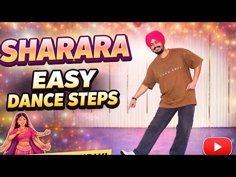 Sharara punjabi song by shivjot / Easy dance step by step tutorial / Easy dance steps for girls