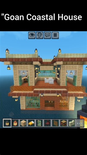 Goan Coastal House Minecraft #shorts
