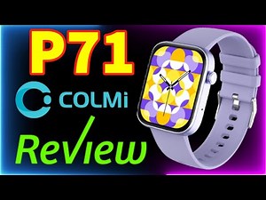 P71 SmartWatch Colmi New 2023 Review voice call, health monitoring, IP68 waterproof, notification