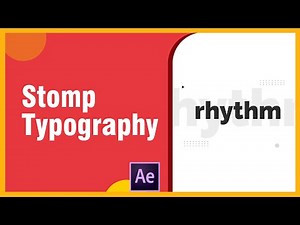 After Effects Tutorial: Stomp Typography Sync Text To Music | Rhythmic Typography in After Effects