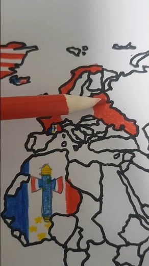 시대별 세계지도 그리기 2파트 - Drawing a map of the world by era PT. 2 #worldmap