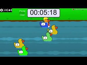 10 minute timer with duck race and song