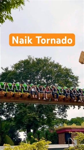 Ride the Tornado ride at Ancol Fantasy World #dufan