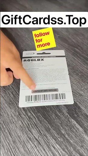 Roblox Gift Card Code Reveal 💎🔥 (So Satisfying)