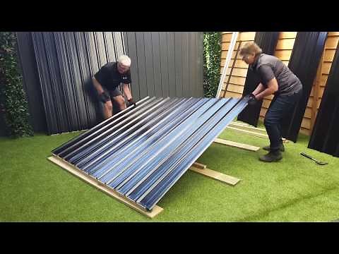 Semi Timber Frame Shed Assembly Video