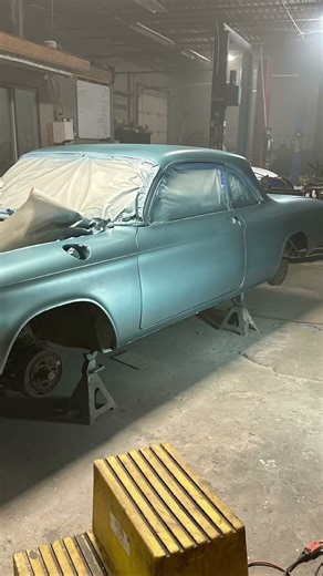 1963 Chevy Corvair paint job. #restoration #oldschool #classic #custom #paint